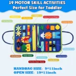 Busy Board Book - Early Child Education | Montessori Toy - Image 3