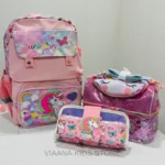 Big Vest Combo - Luxury 16” School Bag, Lunch Bag, Pouch - Image 2